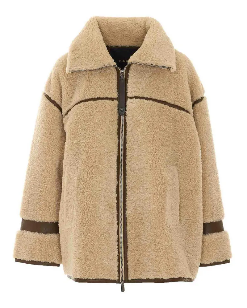 Pinko Kurzer Mantel - Beige Beige
