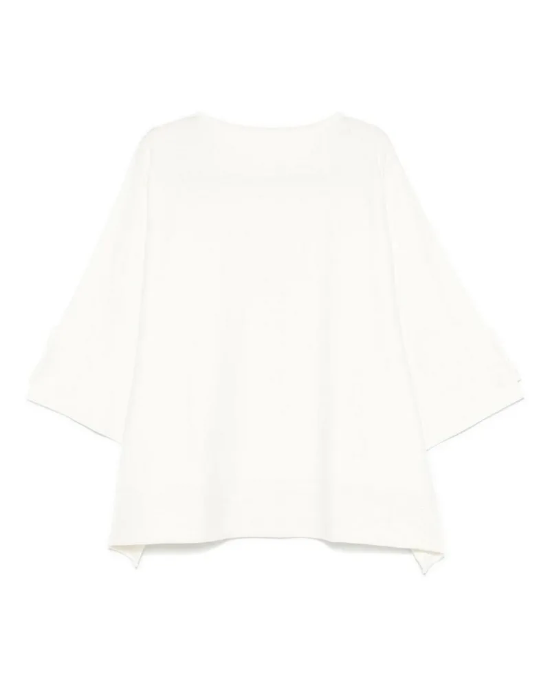 Issey Miyake Knielanges Kleid - Weiß Weiß