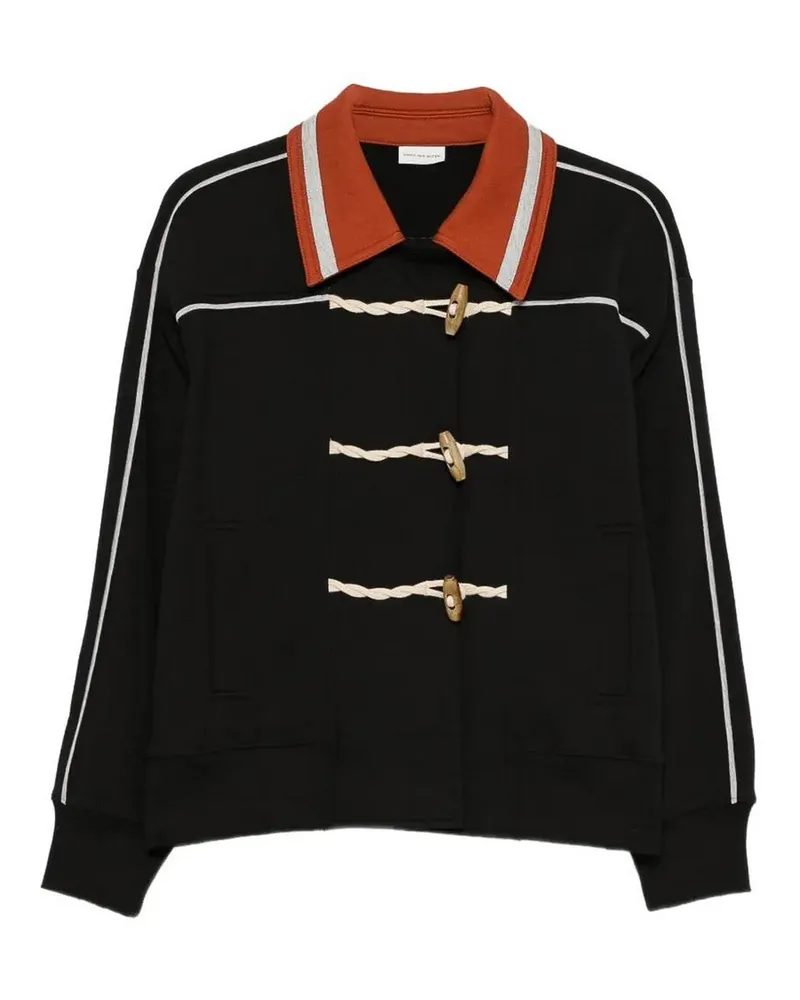Dries van Noten Casualjacke - Schwarz Schwarz