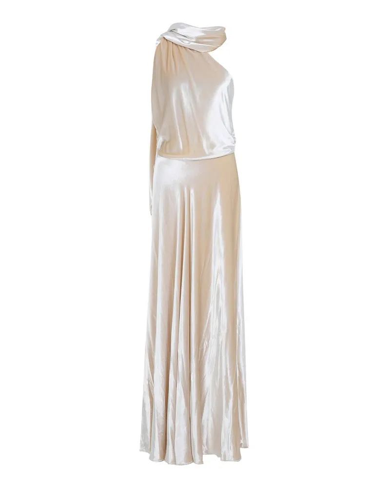Alberta Ferretti Maxikleid - Creme Creme