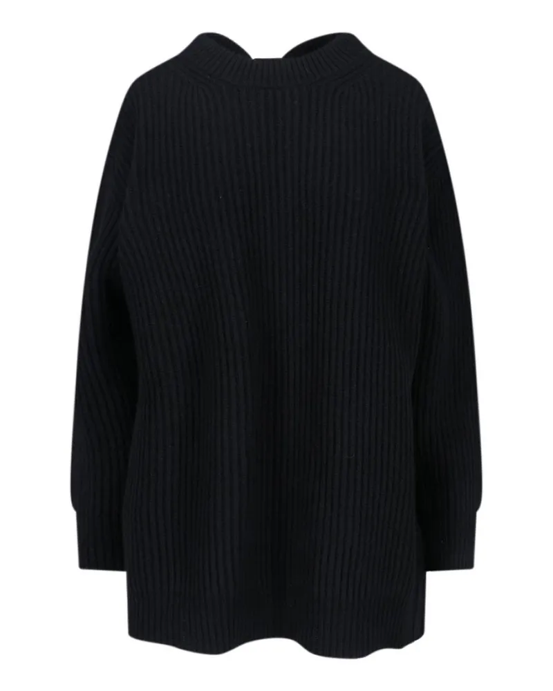 Maison Margiela Knielanges Kleid - Schwarz Schwarz