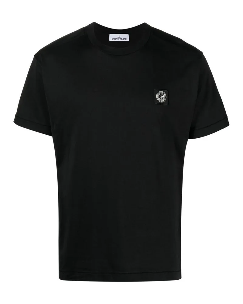 Stone Island T-Shirt - Schwarz Schwarz