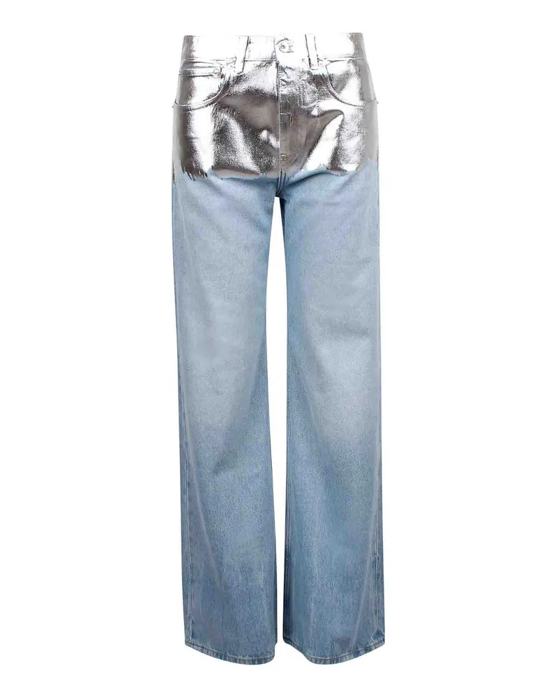 Paco Rabanne Bootcut Jeans - Blau Blau