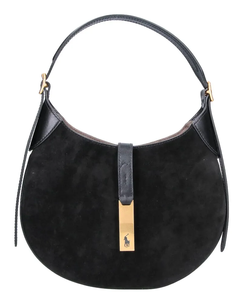Ralph Lauren Schultertasche - Schwarz Schwarz