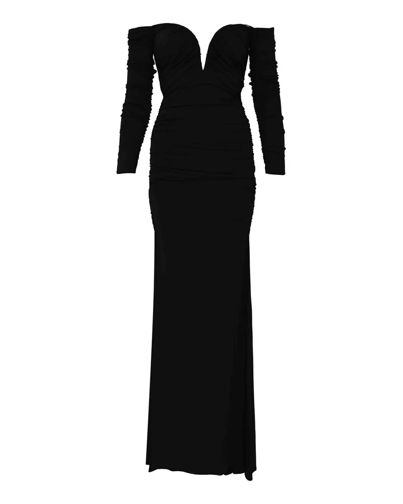 Elisabetta Franchi Abendkleid - Schwarz Schwarz