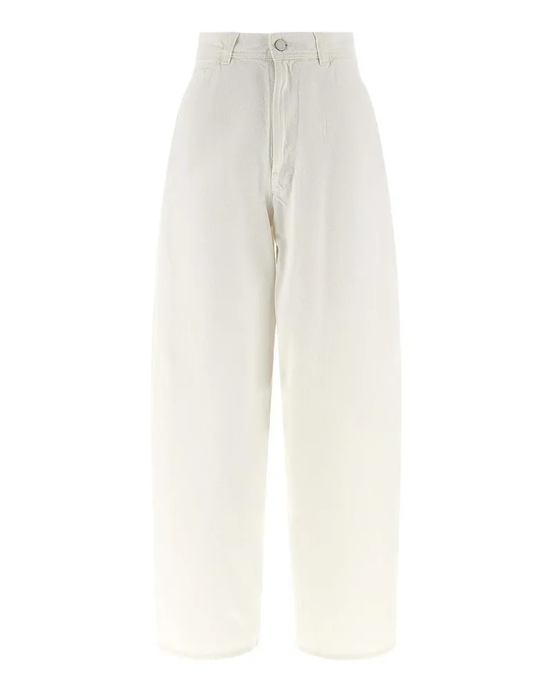 Christophe Lemaire Straight Leg Jeans - Weiß Weiß