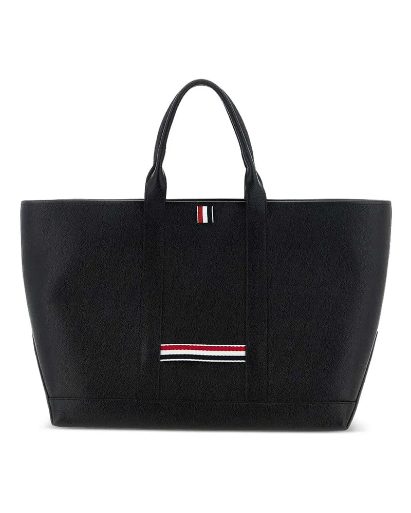 Thom Browne Shopper - Schwarz Schwarz