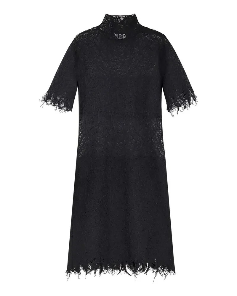 Alexander McQueen Knielanges Kleid - Schwarz Schwarz
