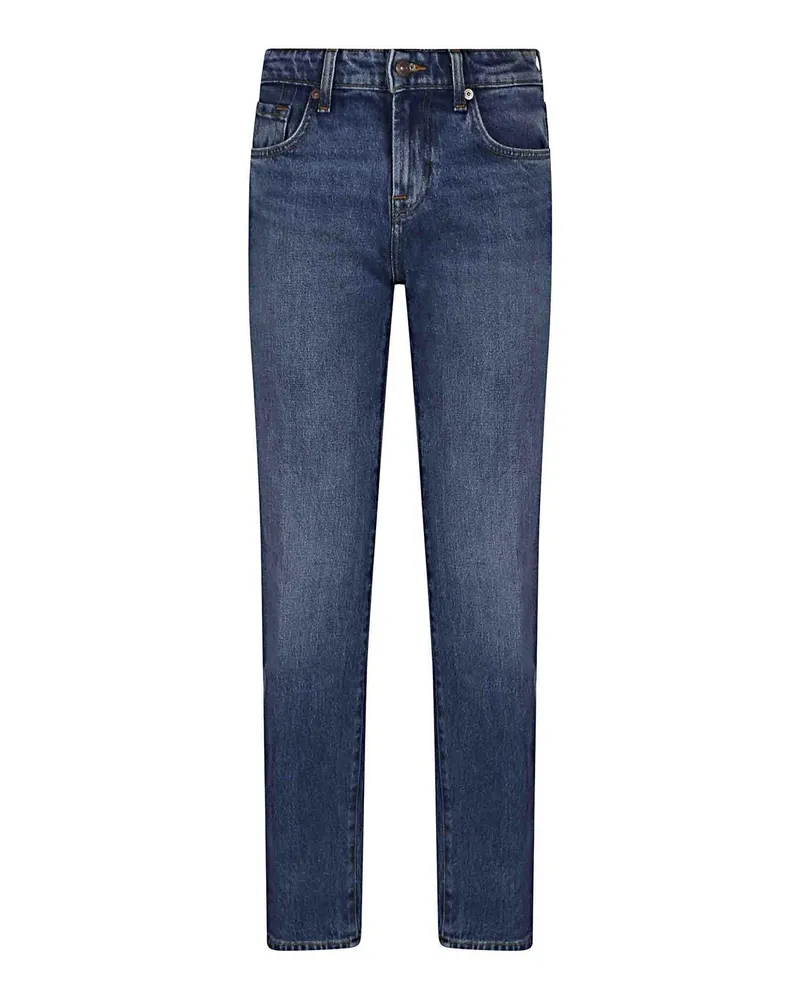 7 for all mankind Straight Leg Jeans - Blau Blau