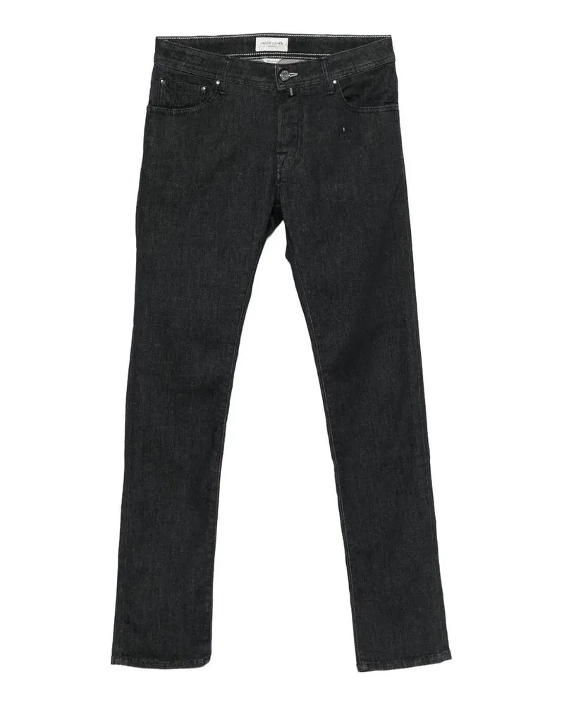 Jacob Cohën Straight Leg Jeans - Schwarz Schwarz