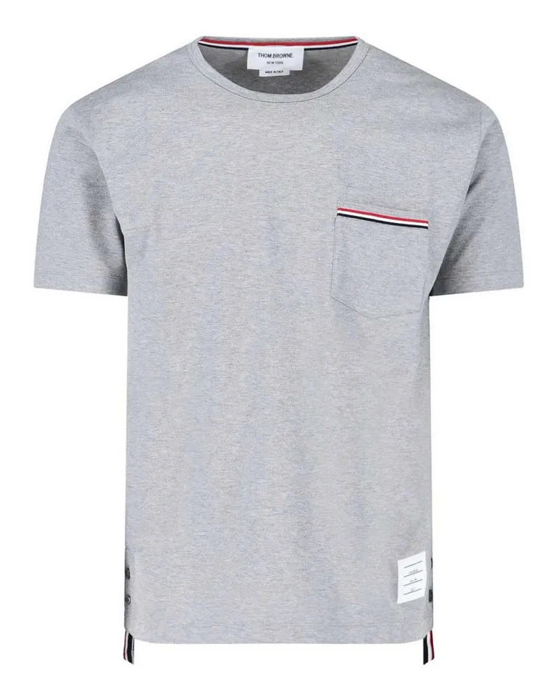 Thom Browne T-Shirt - Grau Grau