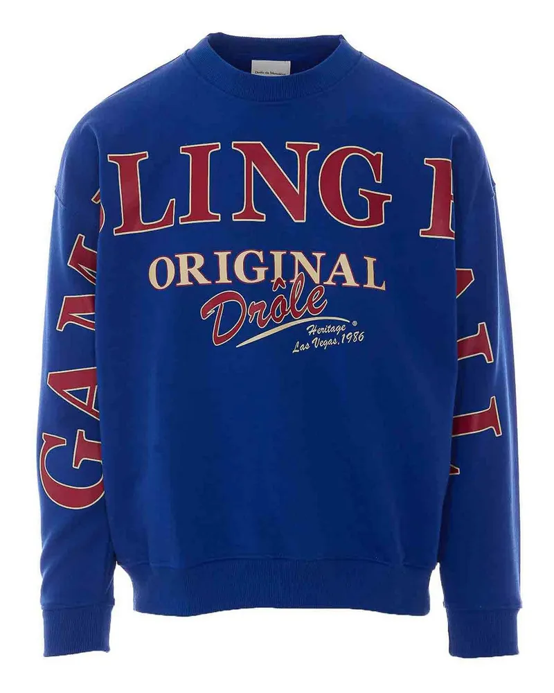 Drôle de Monsieur Sweatshirt - Blau Blau