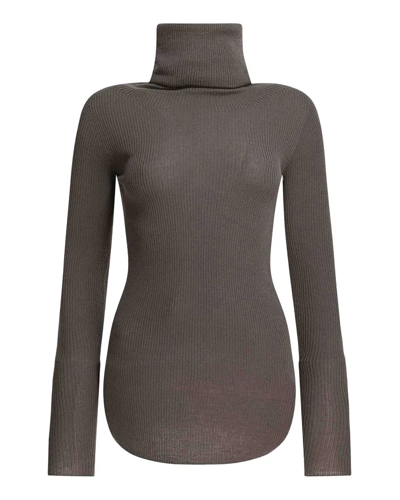 Rick Owens Rollkragenpullover - Grau Grau