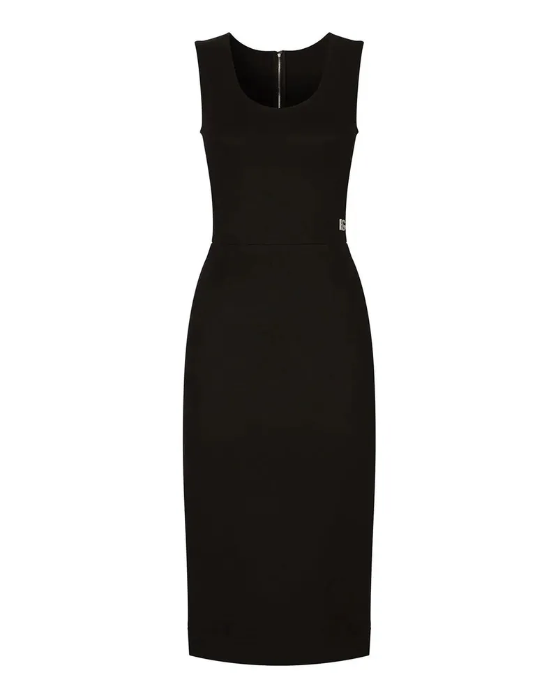 Dolce & Gabbana Knielanges Kleid - Schwarz Schwarz