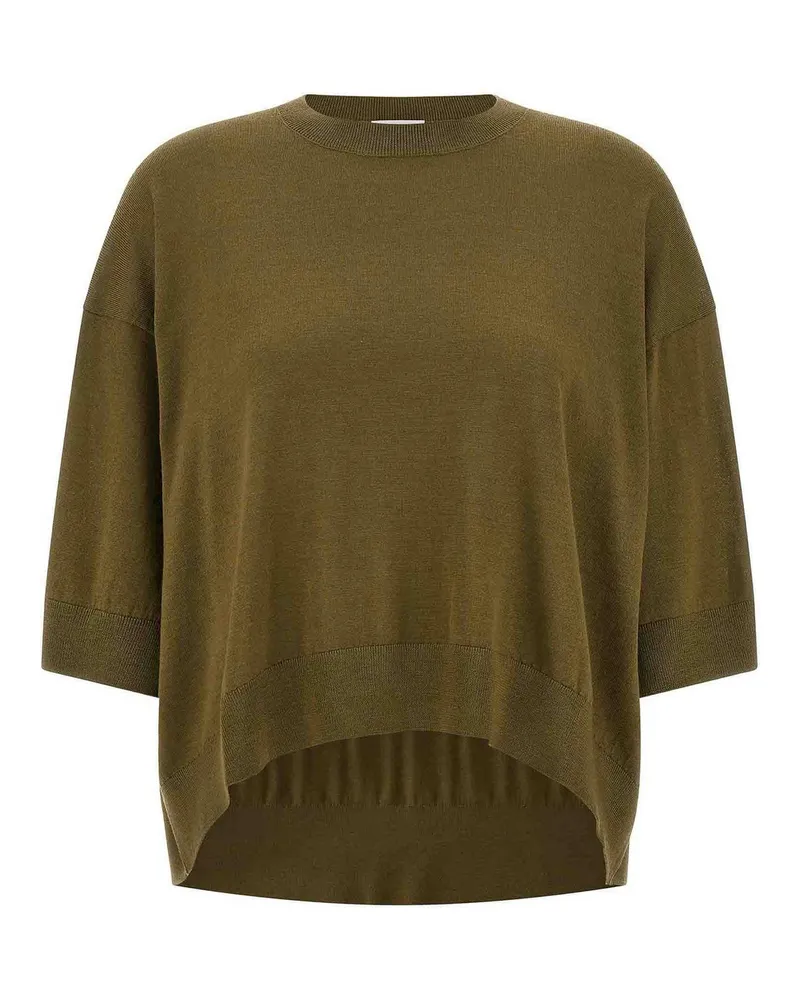 NUDE Rundhalspullover - Grün Grün