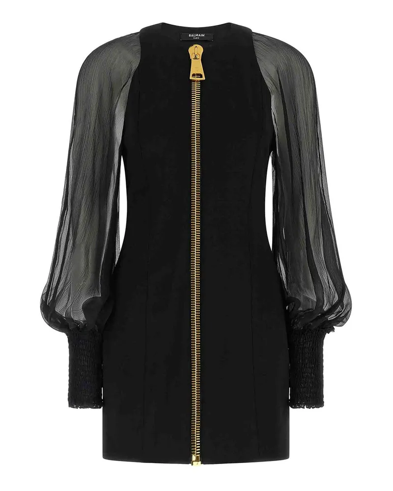 Balmain Abendkleid - Schwarz Schwarz