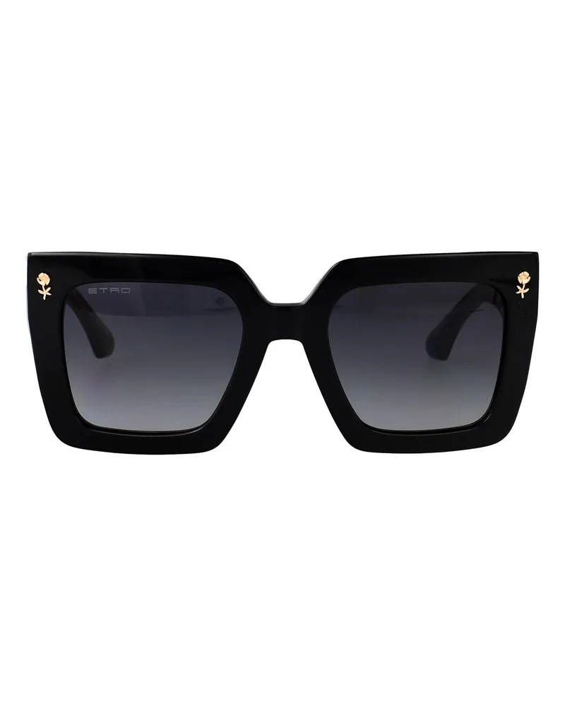 Etro Sonnenbrille - Schwarz Schwarz