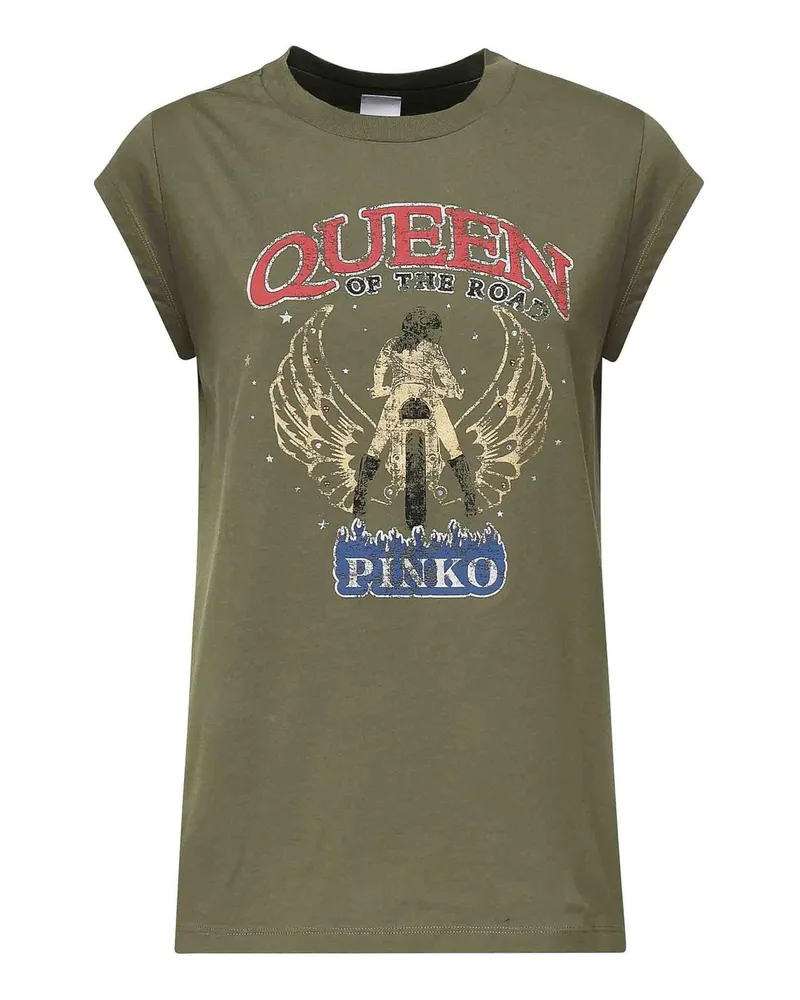 Pinko T-Shirt - Dunkelgrün Dunkelgrün