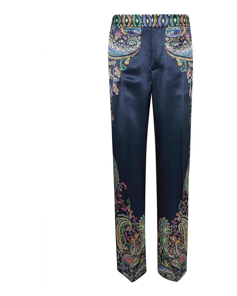 Etro Casual Hose - Blau Blau