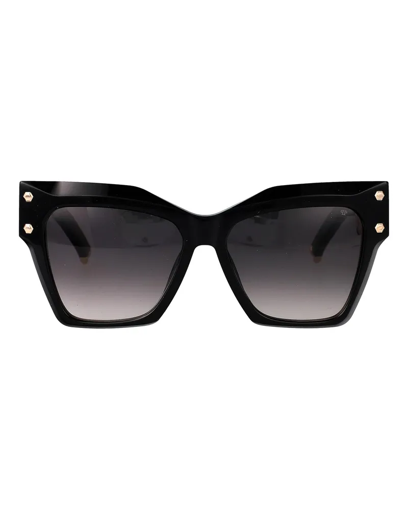 Philipp Plein Sonnenbrille - Schwarz Schwarz