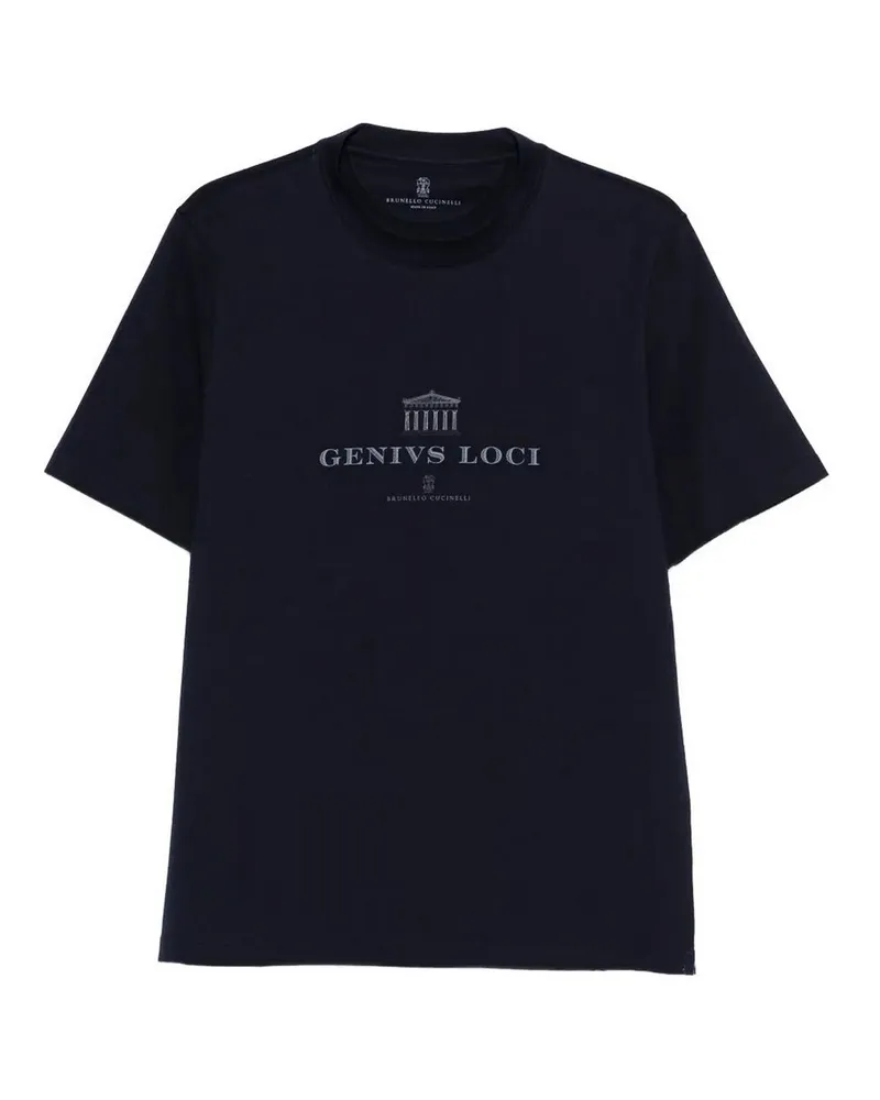 Brunello Cucinelli T-Shirt - Blau Blau