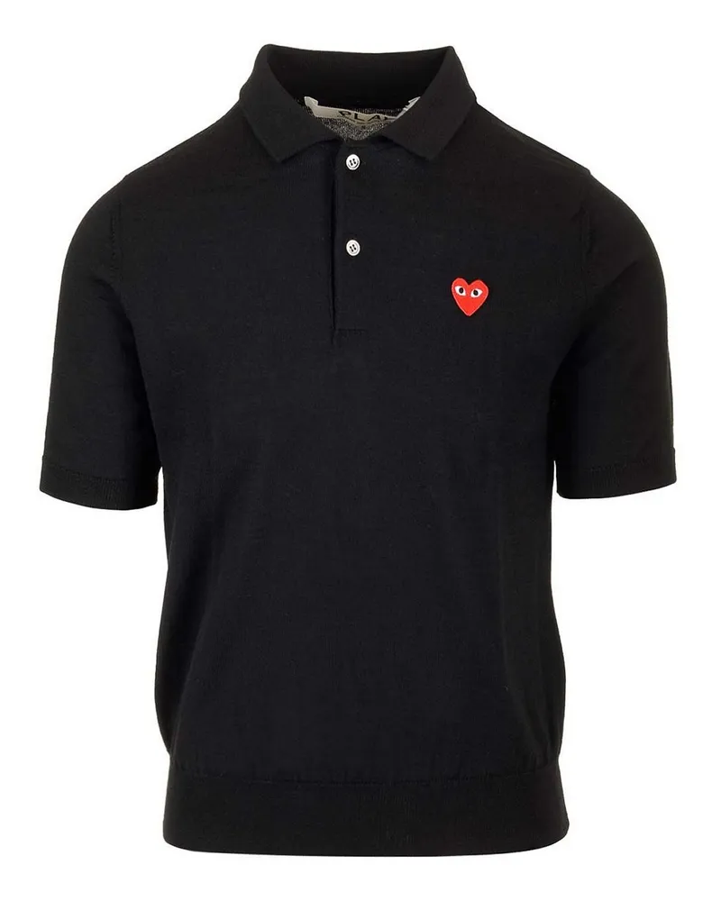 Comme des Garçons Poloshirt - Schwarz Schwarz