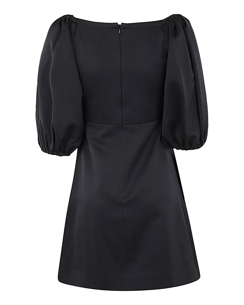 Patou Knielanges Kleid - Schwarz Schwarz