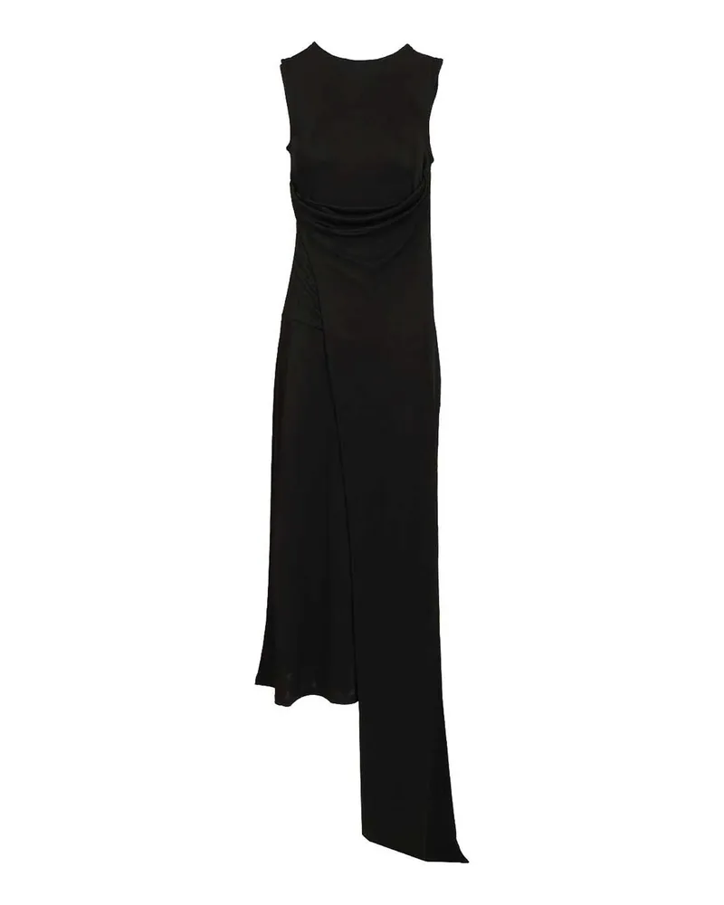 AMI Paris Maxikleid - Schwarz Schwarz