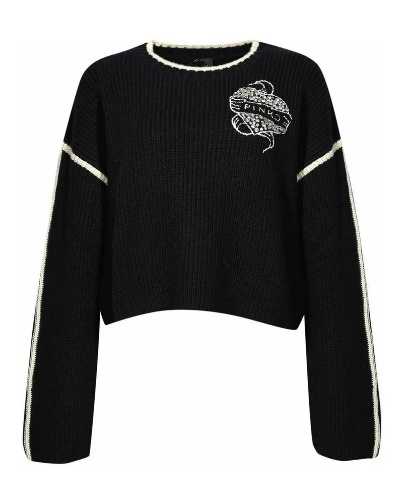 Pinko Rundhalspullover - Blau Blau