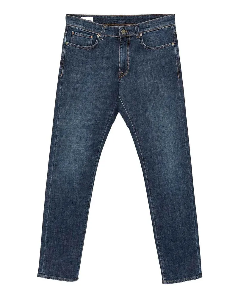 Incotex Straight Leg Jeans - Blau Blau