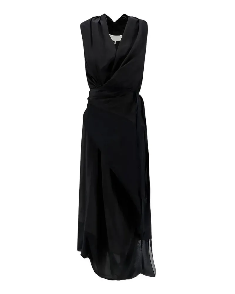 Maison Margiela Knielanges Kleid - Schwarz Schwarz
