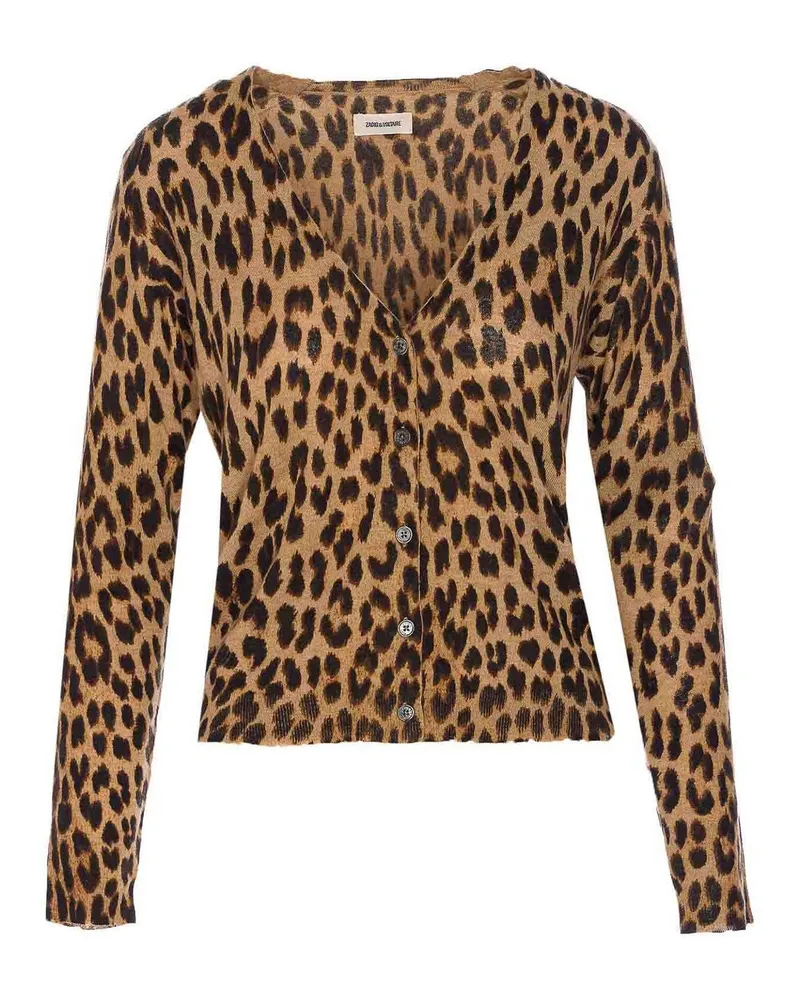 Zadig & Voltaire Cardigan - Braun Animal