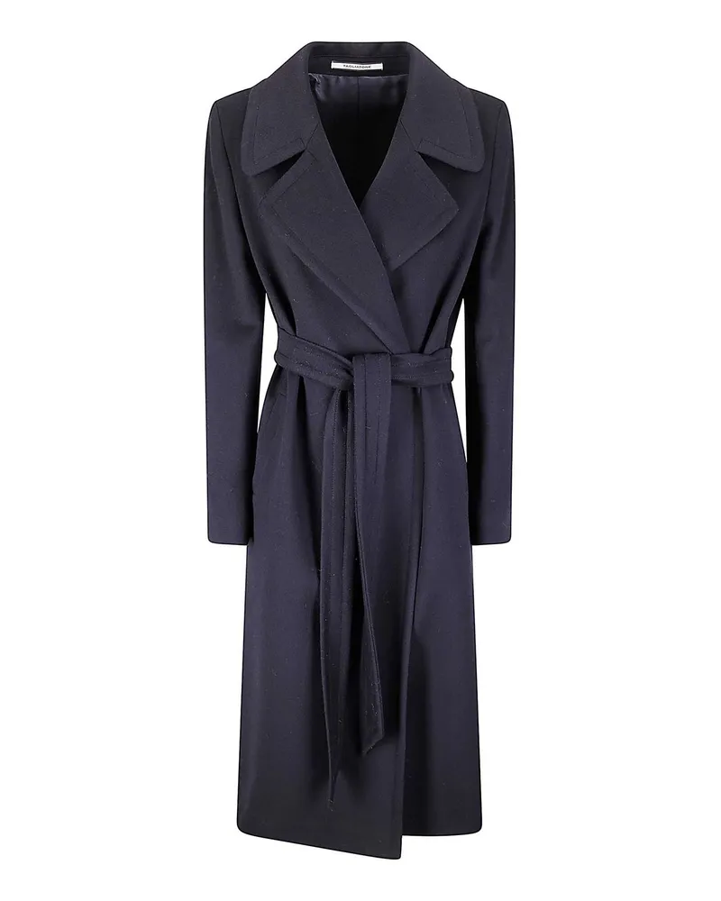 Tagliatore Knielanger Mantel - Blau Blau