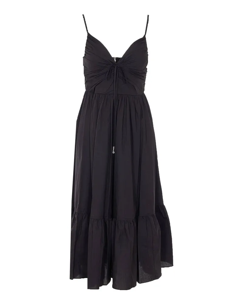 Michael Kors Knielanges Kleid - Schwarz Schwarz