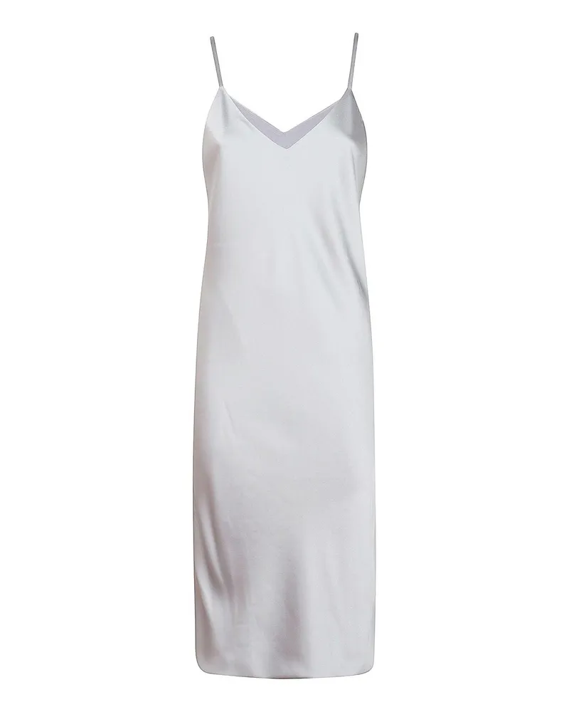 Norma Kamali Knielanges Kleid - Silber Silber
