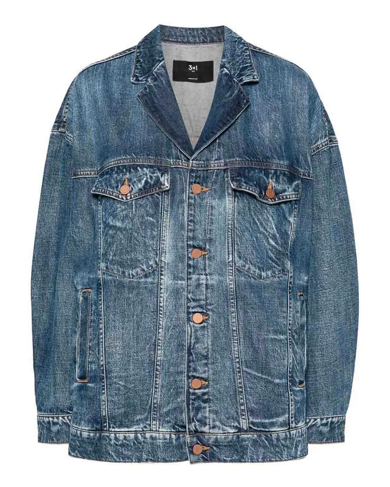 3x1 Blazer - Jeansblau Jeansblau