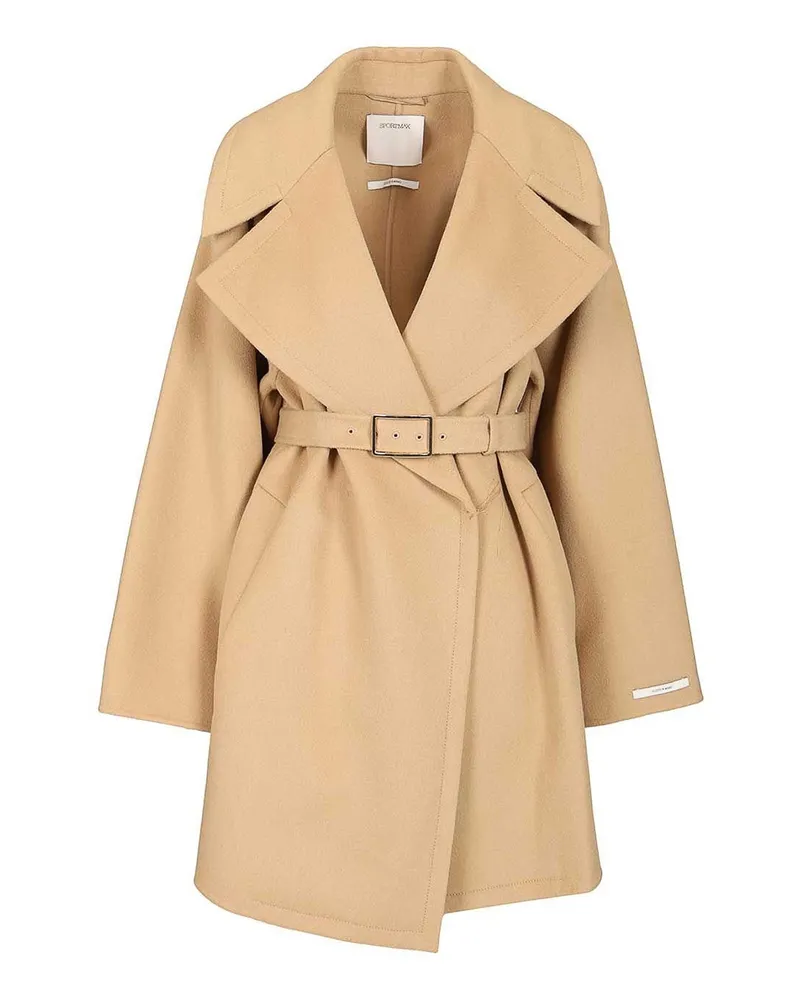 SPORTMAX Kurzer Mantel - Beige Beige