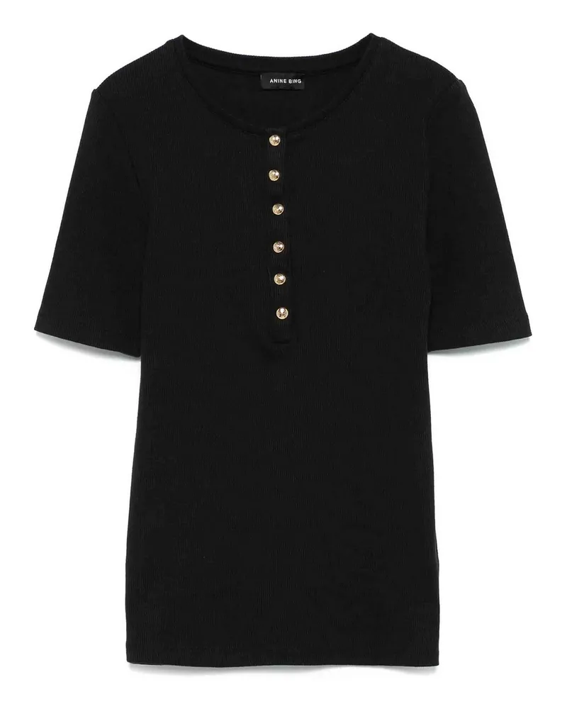 Anine Bing T-Shirt - Schwarz Schwarz
