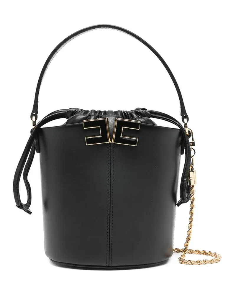 Elisabetta Franchi Schultertasche - Schwarz Schwarz