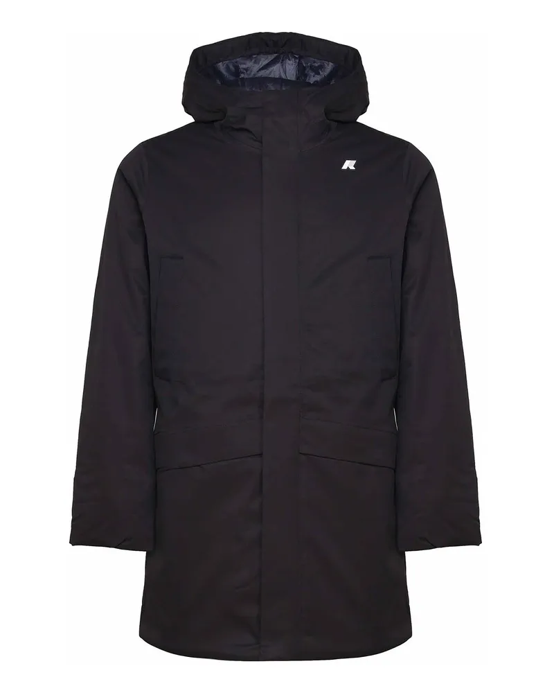 K-Way Trenchcoat - Schwarz Schwarz