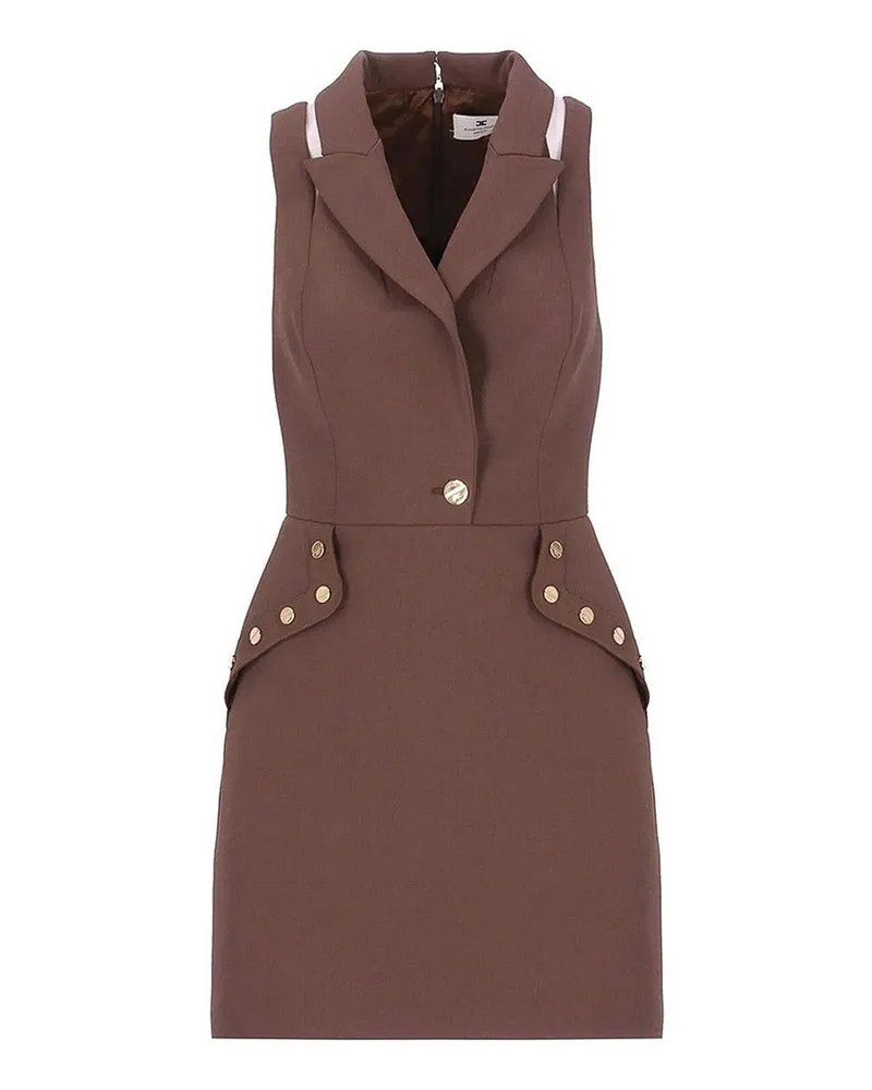 Elisabetta Franchi Kurzes Kleid - Braun Braun