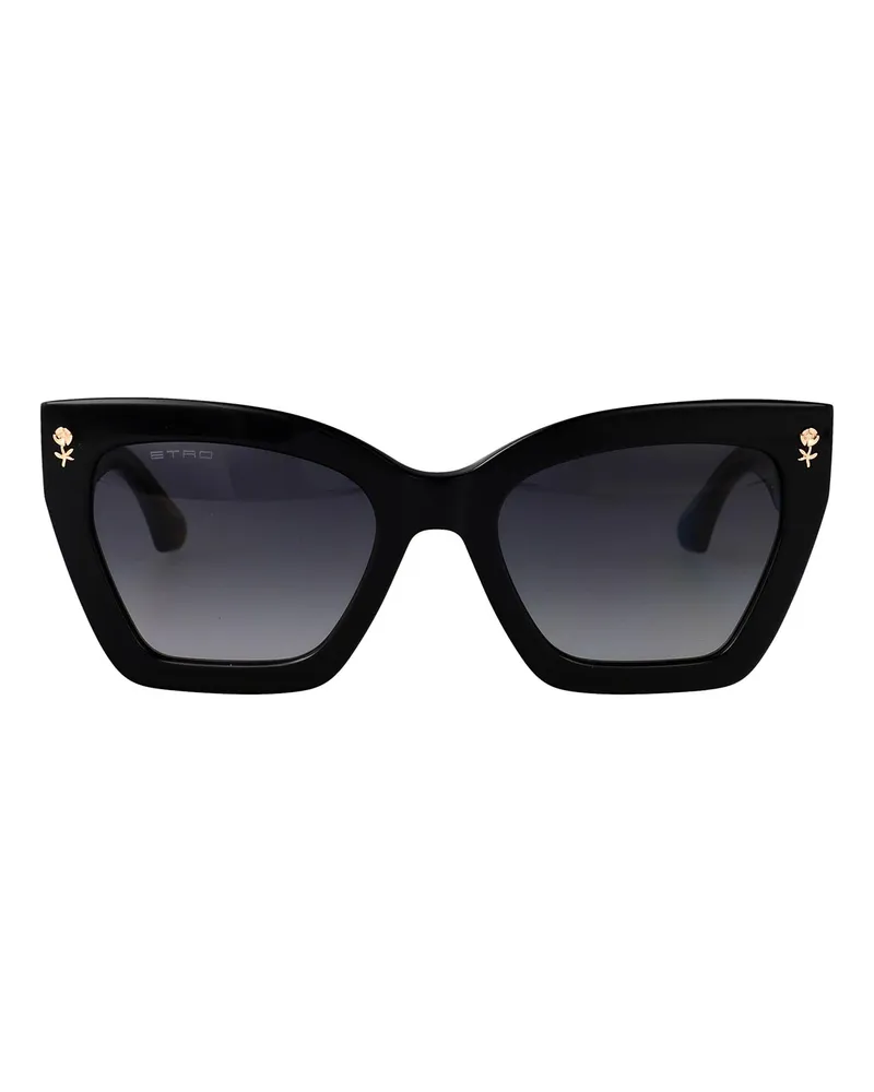 Etro Sonnenbrille - Schwarz Schwarz