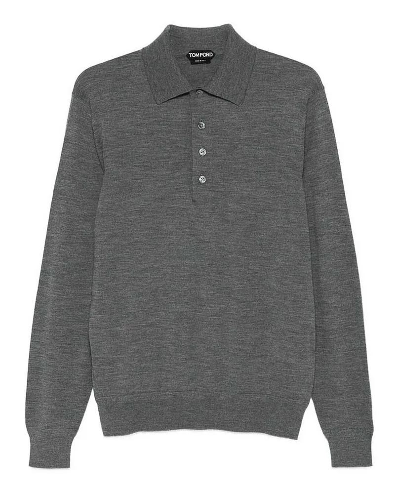Tom Ford Rundhalspullover - Grau Grau