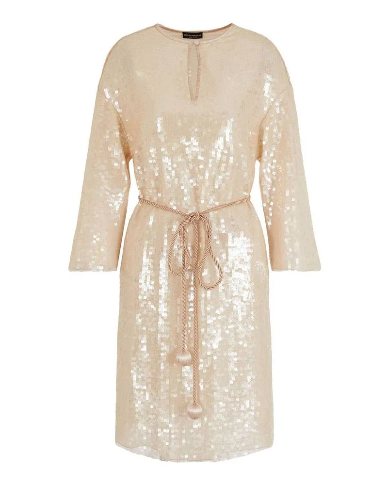 Emporio Armani Kurzes Kleid - Hellrosa Hellrosa