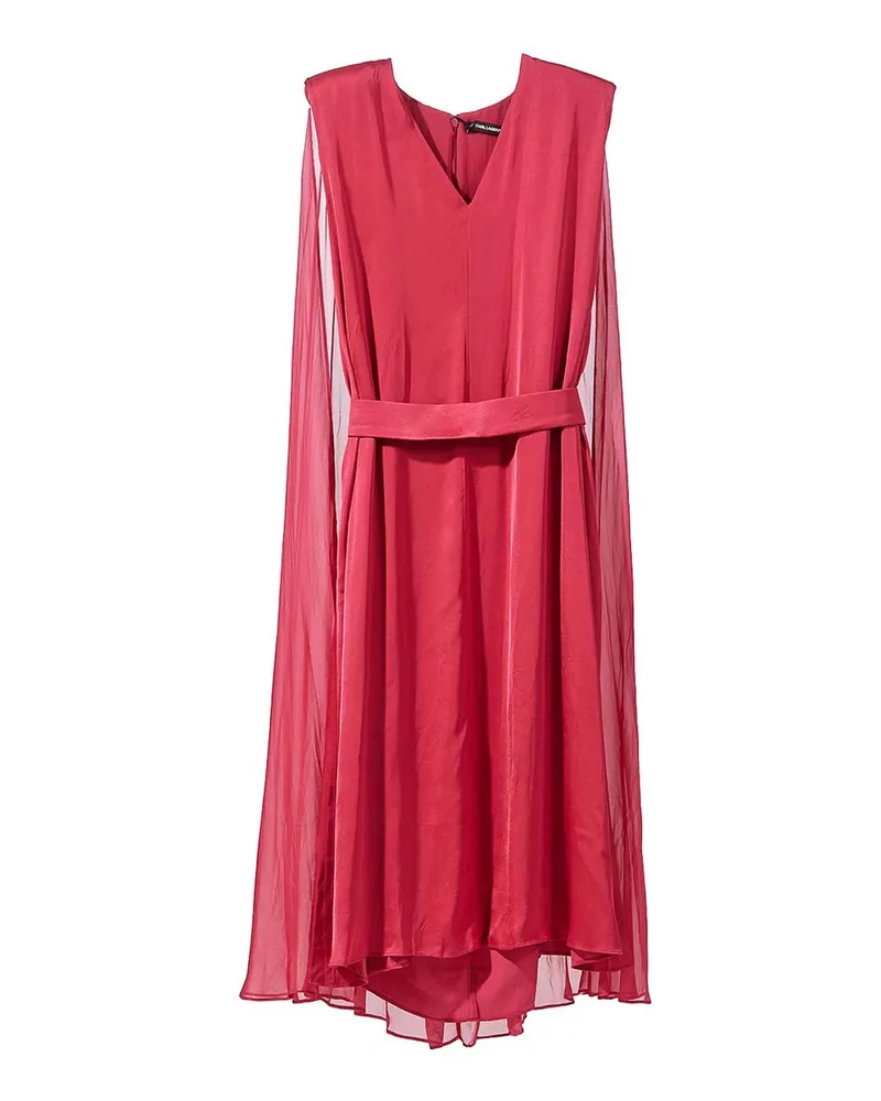Karl Lagerfeld Knielanges Kleid - Rot Rot