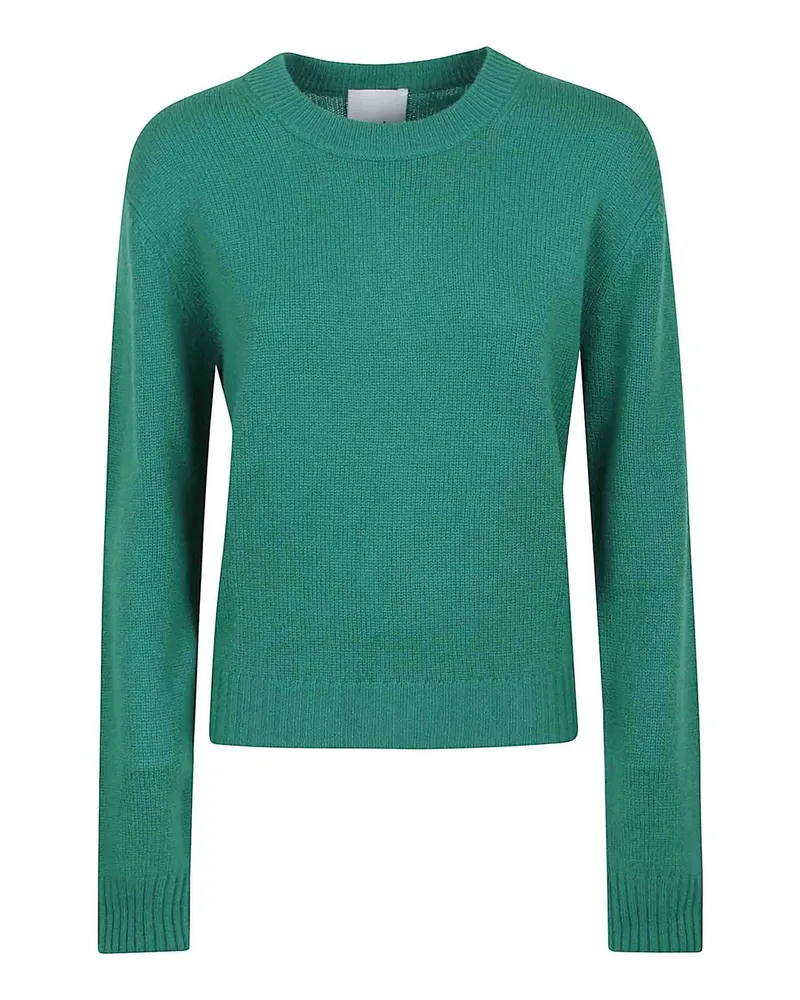 ALLUDE Rundhalspullover - Schwarz Schwarz