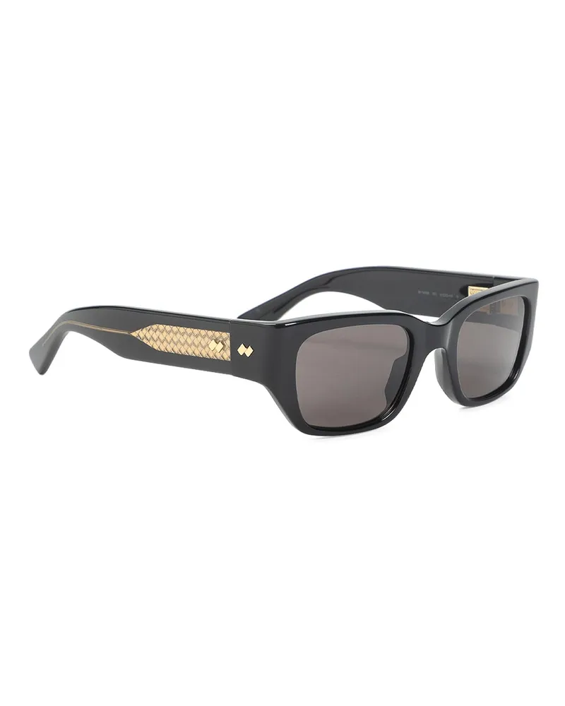 Bottega Veneta Sonnenbrille - Schwarz Schwarz