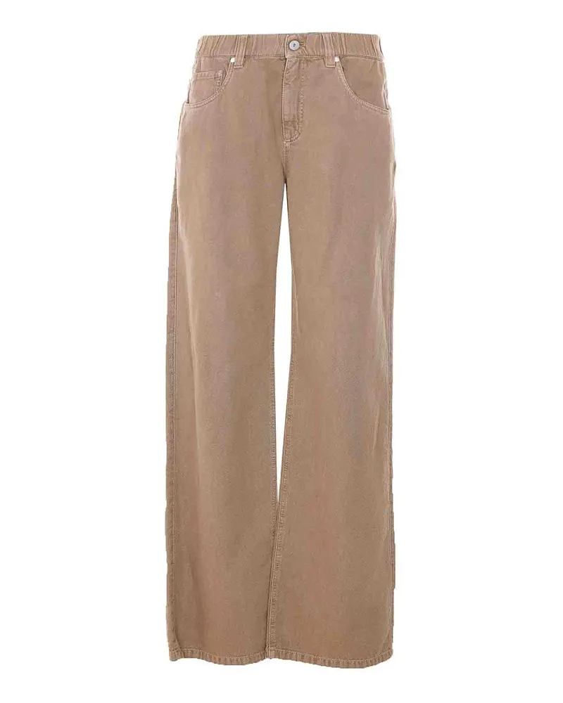 Brunello Cucinelli Casual Hose - Beige Beige