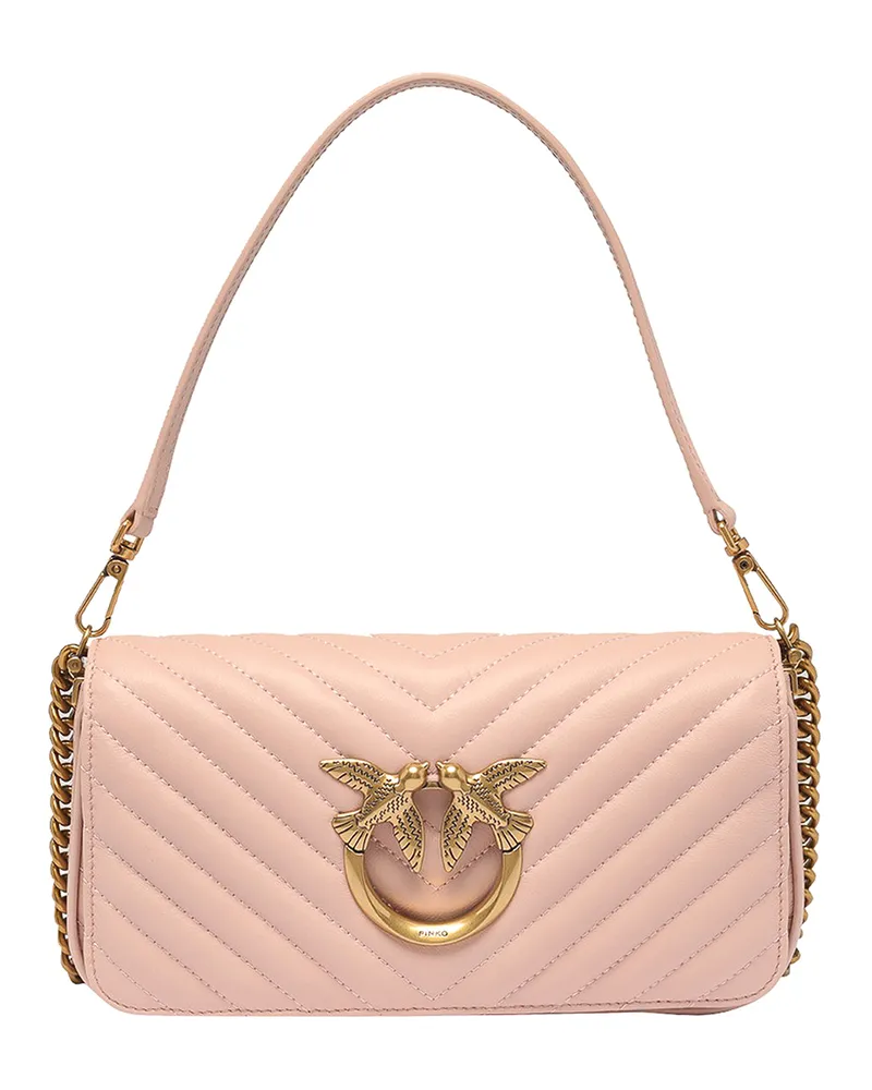 Pinko Tasche - Love Click Baguette Mini Rosa