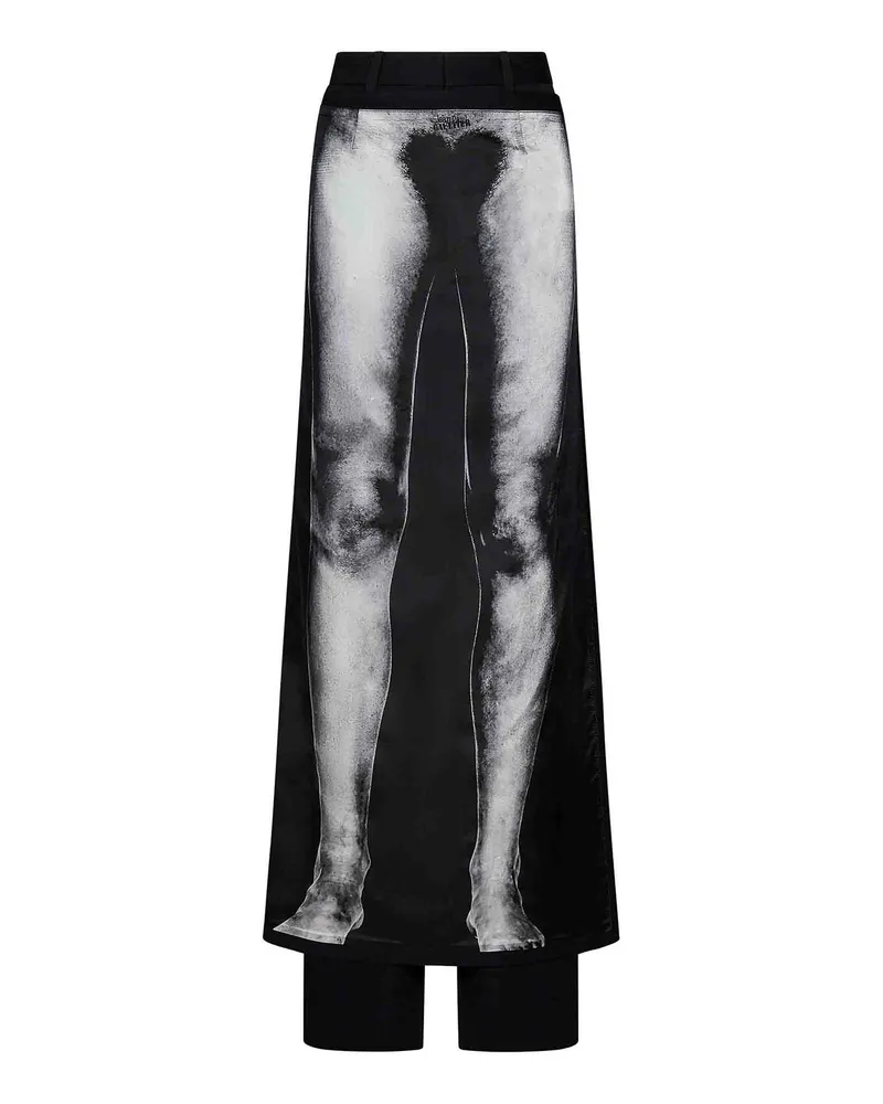 Jean Paul Gaultier Midirock - Schwarz Schwarz